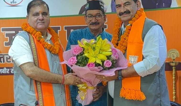 भाजपा के हुए शिक्षक नेता राम सिंह,TET का मुद्दा सुलझाने का किया वादा