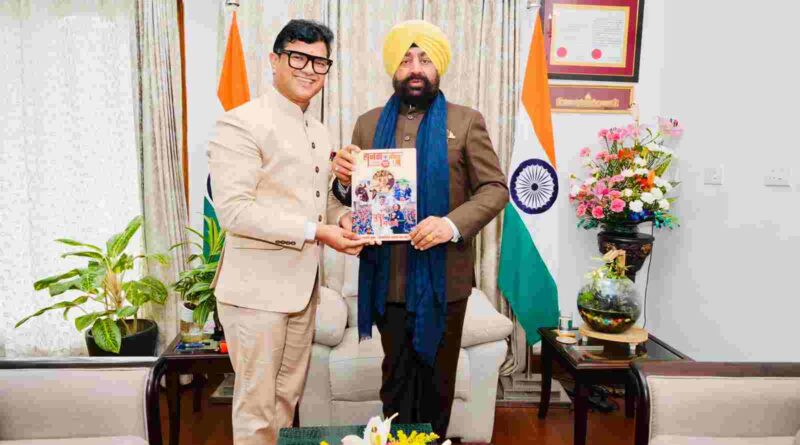 राज्यपाल लेफ्टिनेंट जनरल गुरमीत सिंह के पाँच वर्षीय कार्यकाल की सराहना, सजग इंडिया फाउंडेशन के अध्यक्ष ललित जोशी ने दी शुभकामनाएँ